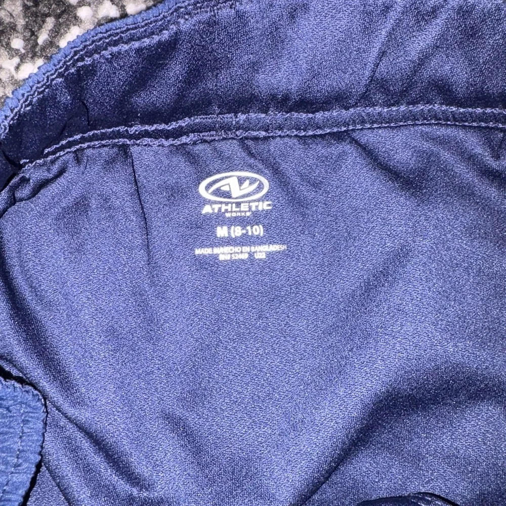 Navy Blue Athletic Shorts - Picture 2 of 3